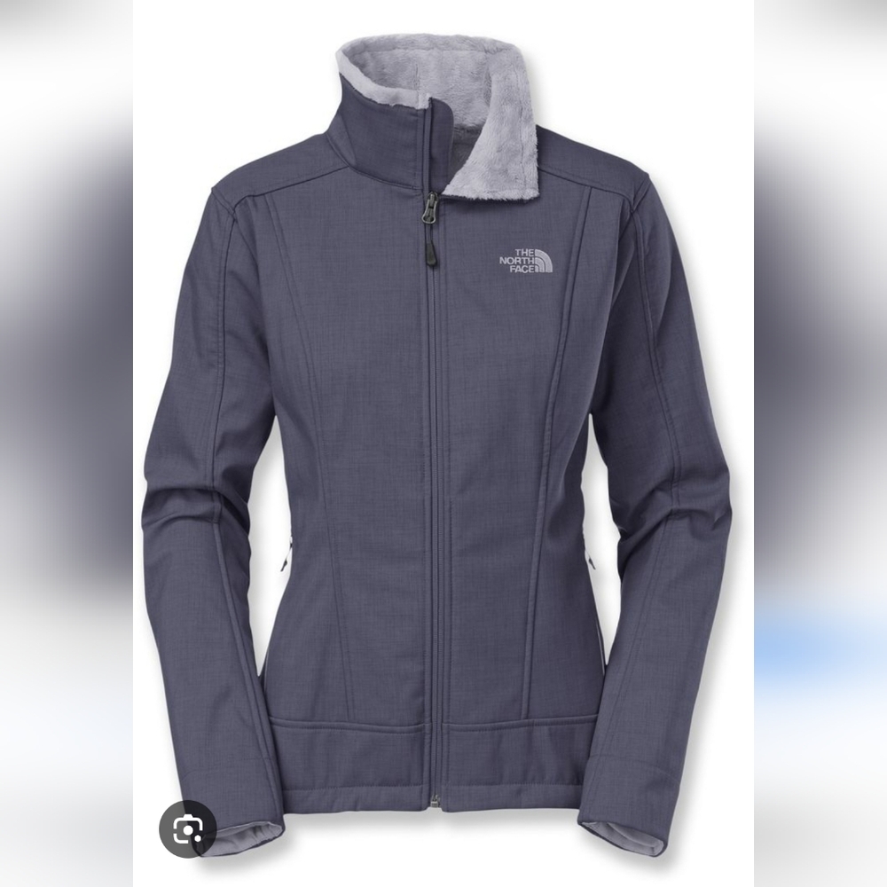 The North Face Women's Dark Gray Purple Ski Jacket Size M